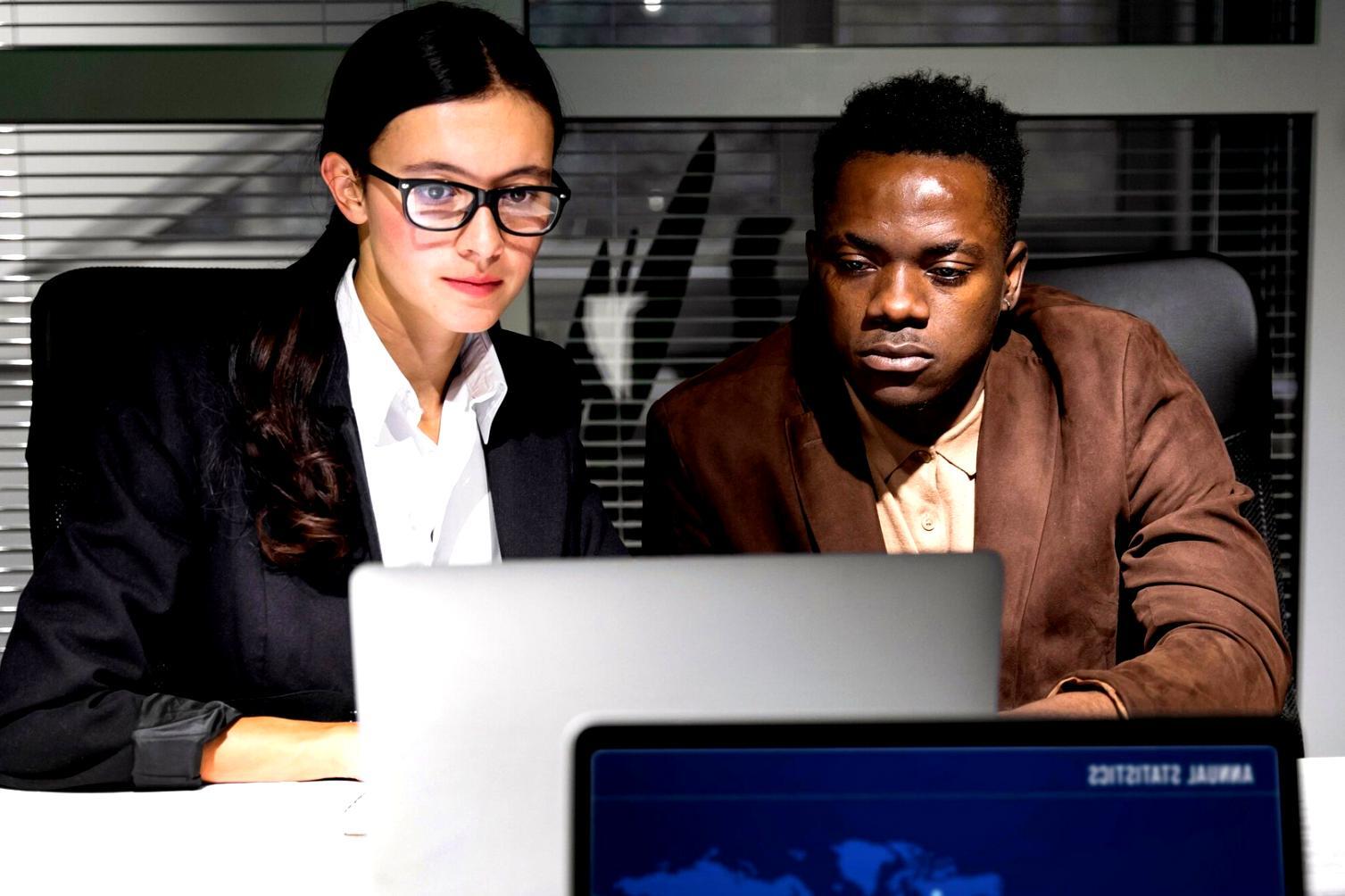 Professional financial analysis workspace with modern analytics tools