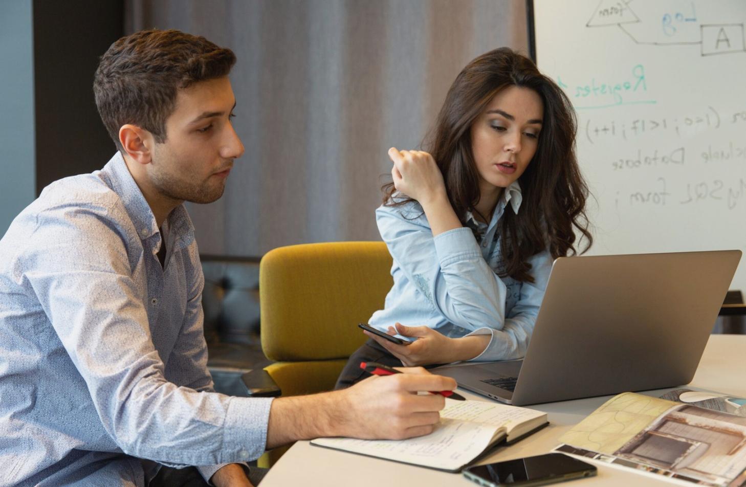Financial analysis workspace with reports and charts